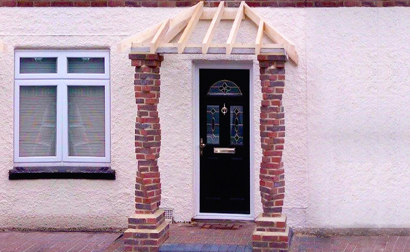 decorative Twisted Brickwork Pillar